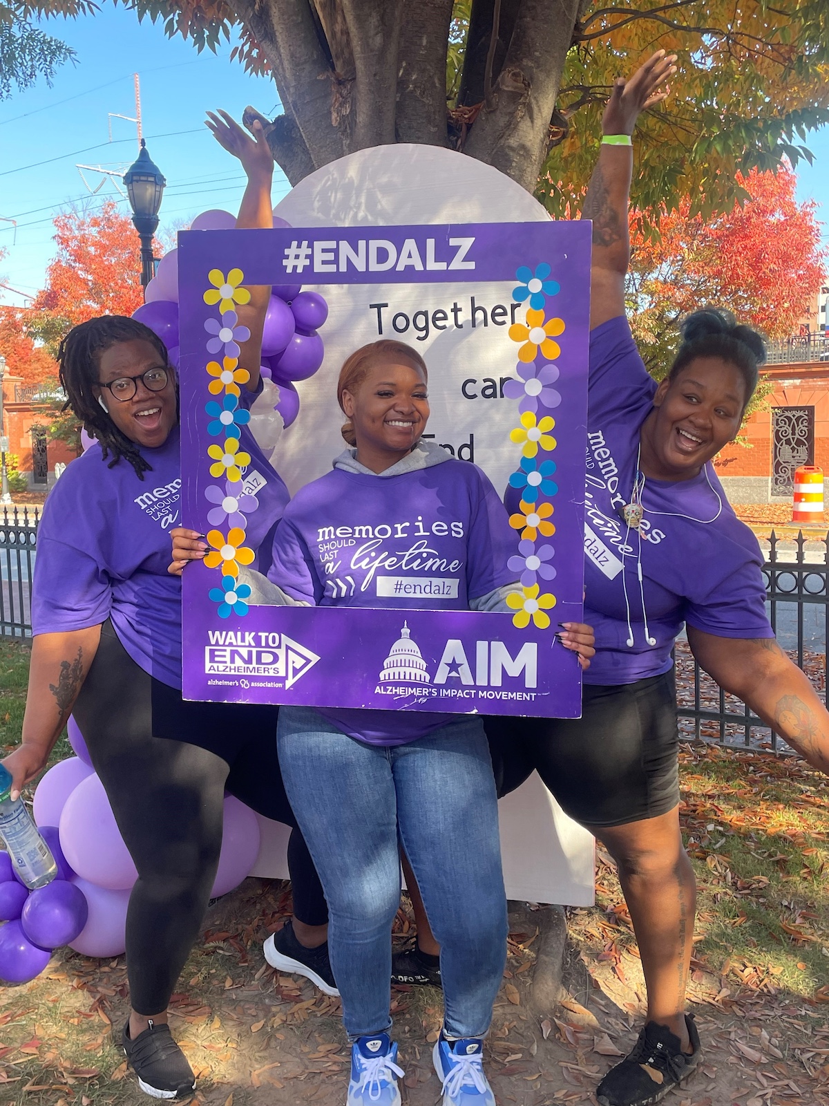 Alzheimer's community walk photo