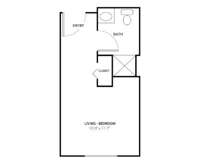 Studio floor plan