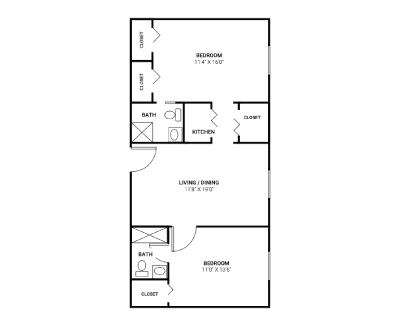 Two-Bedroom Type D